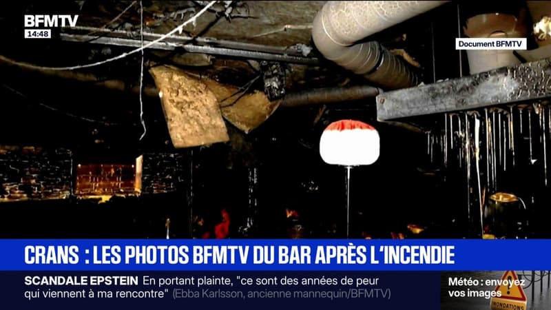 Crans-Montana: de nouvelles photos du bar Le Constellation montrent les ravages de l'incendie