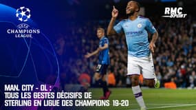 Man. City - OL : Tous les gestes décisifs de Sterling en Ligue des champions 19-20