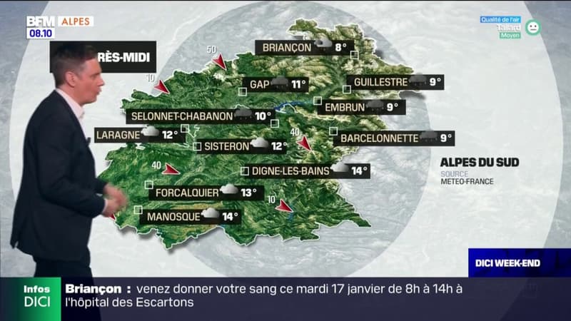Météo Alpes du Sud: des éclaircies le matin, des averses l'après-midi