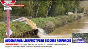 Inondations dans le Pas-de-Calais: les effectifs de secours renforcés dans l'Audomarois