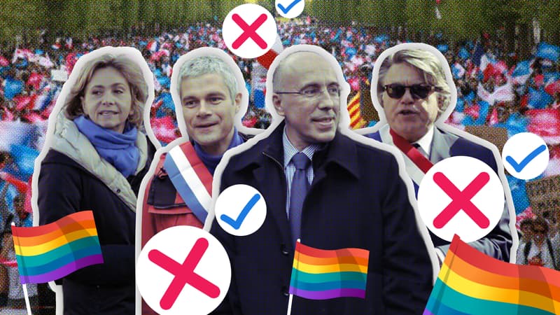 Valérie Pécresse, Laurent Wauquiez, Eric Ciotti et Gilbert Collard avaient voté contre le mariage pour tous en 2013.