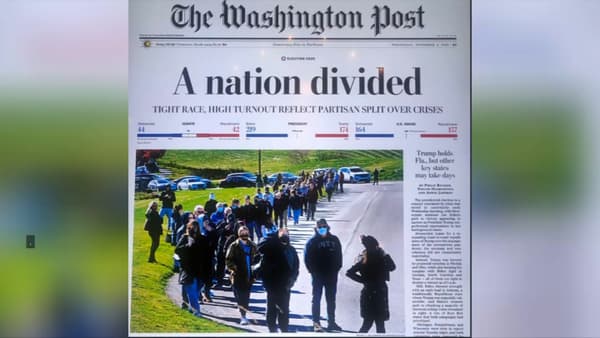 La Une du Washington Post La Une du Washington Post