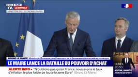"Notre priorité sera la protection des français contre l'inflation", déclare Bruno Le Maire 
