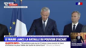 "Notre priorité sera la protection des français contre l'inflation", déclare Bruno Le Maire 