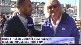 René Malleville à l'antenne de BFM Sport