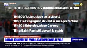 Retraites: nouvelle journée de mobilisation dans le Var, quatre manifestations prévues
