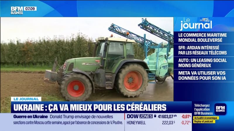 Ukraine : la situation s'améliore pour les producteurs de céréales