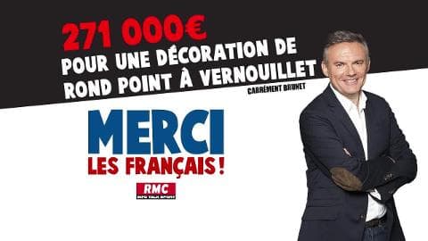 Merci les Français - 271 000€ pour une décoration de rond-point à Vernouillet 
