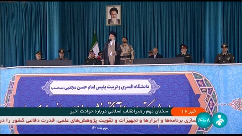 L'ayatollah Ali Khamenei accuse les Etats-Unis et Israël d'être à l'origine du mouvement de contestation en Iran