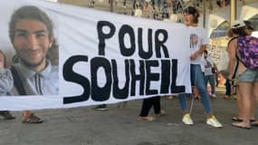 Une pancarte en mémoire de Souheil, à Marseille. (image d'illustration)