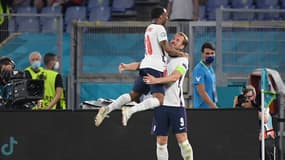 Kane et Sterling lors de leur quart de finale de l'Euro