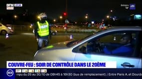 Les contrôles se renforcent pour faire respecter le couvre-feu, exemple dans le 20e arrondissement de Paris