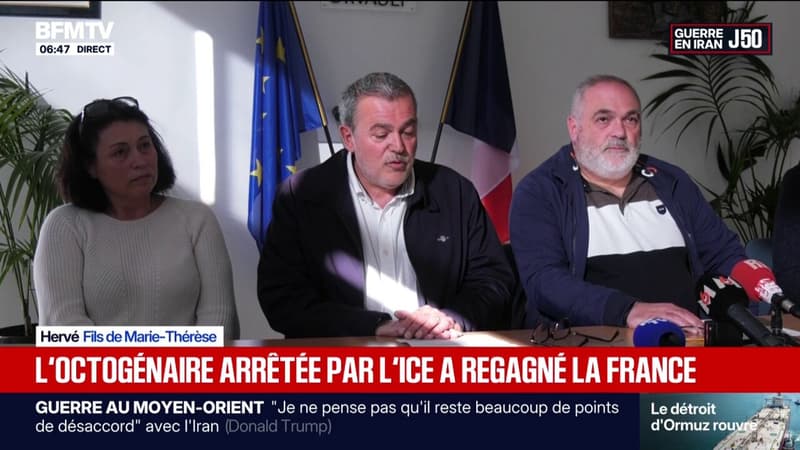 États-Unis: Marie-Thérèse, l'octogénaire arrêtée par l'ICE, a été libérée et a pu regagner la France