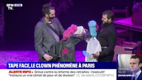 "Tape Face", le clown phénomène à Paris - 30/12