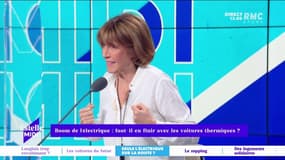 Faut-il en finir avec les voitures thermiques ? "Ça m’embêterais de dépendre du tout électrique" dit Catherine Rambert. 