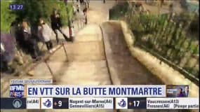 En VTT sur la Butte Montmartre
