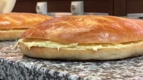 Une galette beurrée, spécialité de Dunkerque