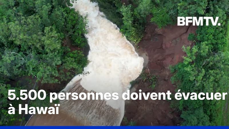 Un barrage menace de céder à Hawaï, 5.500 personnes doivent évacuer