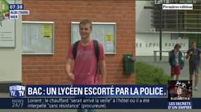 Il est arrivé in extremis à l'épreuve du bac grâce à la police