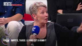 FORUM BFMTV - "Le pouvoir d'achat, c'est ça qu'on veut tous, on veut pouvoir manger", dit Corinne, en recherche d'emploi 