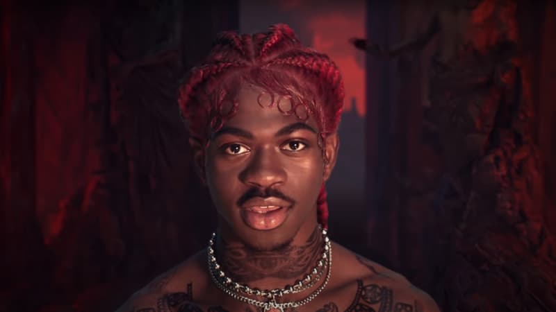 Lil Nas X dans le clip de "Montero (Call Me By Your Name)"