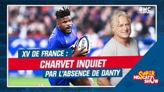 XV de France : "On a perdu une des cinq pièces maitresses de l’équipe", Charvet inquiet par l’absence de Danty