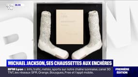 La paire de chaussettes de Michael Jackson, avec laquelle il a fait son premier moonwalk, mise aux enchères