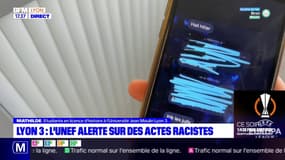 Lyon 3 : l'UNEF alerte sur des actes racistes