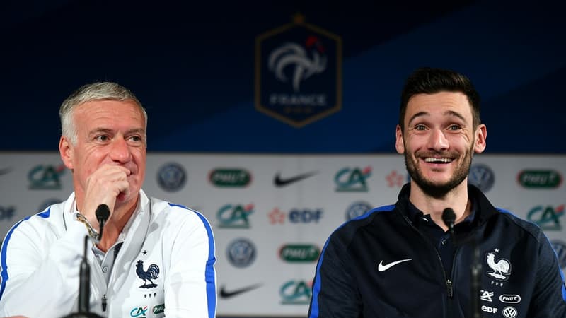 Didier Deschamps et Hugo Lloris