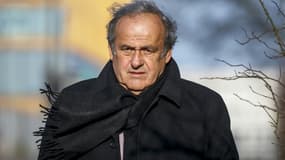Michel Platini à Muttenz près de Bâle en Suisse le 4 mars 2025