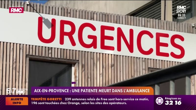 Aix-en-Provence : Une patiente meurt dans l'ambulance