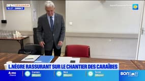 Le maire de Cagnes-sur-Mer, Louis Nègre, se veut rassurant sur le chantier des Caraïbes