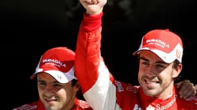 Felipe Massa et Fernando Alonso