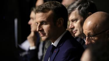 Emmanuel Macron le 5 novembre à Pont-à-Mousson.