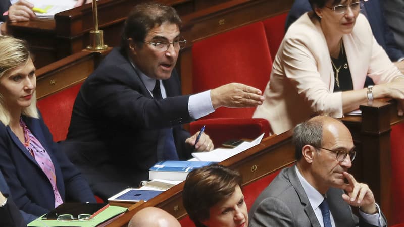 Chrsitian Jacob sur les bancs de l'Assemblée nationale.