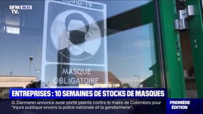 Les entreprises s'apprêtent à faire 10 semaines de stocks de masques