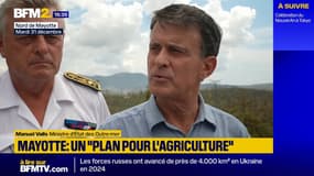 Mayotte: le ministre des Outre-mer Manuel Valls défend des "actes" pour les agriculteurs