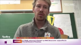 Des professeurs de l'académie de Lille se rendent à Paris a vélo pour manifester