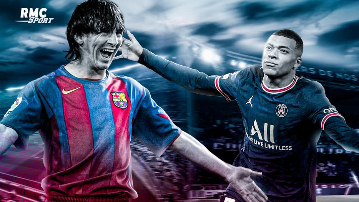 Kylian Mbappé et Lionel Messi à 25 ans