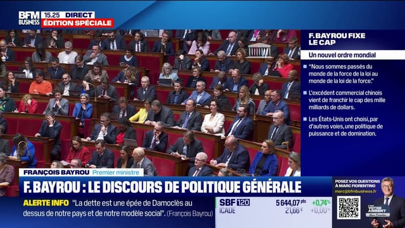 Discours de politique générale : la réforme des retraites