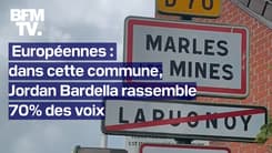 TANGUY DE BFM - À Marles-les-Mines, près de 70% des électeurs ont voté pour Jordan Bardella