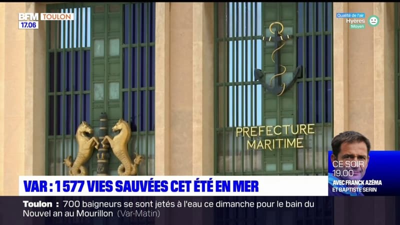 Var: 1577 vies sauvées en mer cet été
