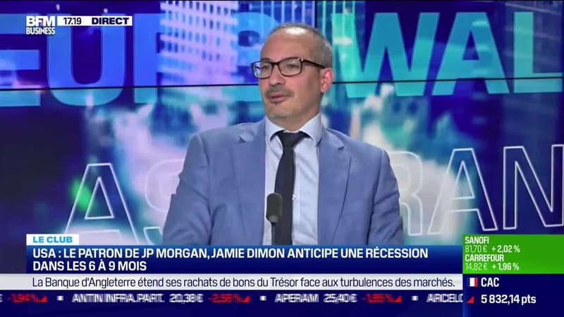 USA : le patron de JP Morgan, Jamie Dimon anticipe une récession dans les 6 à 9 mois - 11/10