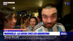 Marseille: les Argentins fêtent la victoire 