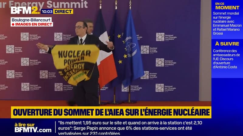 Deux militants s'introduisent au Sommet sur l'énergie nucléaire pour protester contre cette énergie