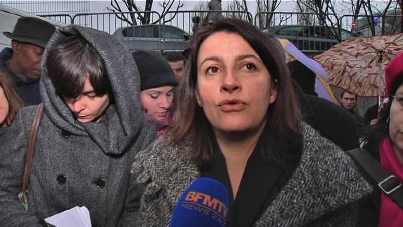 La minisitre du Logement Cécile Duflot était à Bondy mercredi 9 janvier 2013, où 800 habitants vont retrouver le chauffage après plusieurs semaines de coupure.