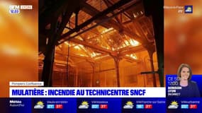 La Mulatière: un incendie se déclenche dans un technicentre de la SNCF