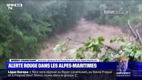 Alpes-Maritimes: "Les vallées sont touchées, les gens doivent éviter de se déplacer", selon le directeur général de la protection civile