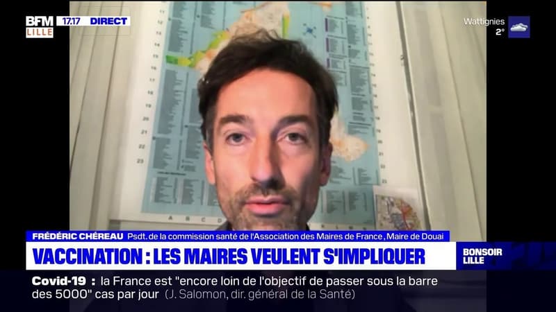 Frédéric Chéreau, maire de Douai, souhaite que les municipalités s'impliquent dans la campagne de vaccination