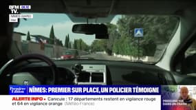 "Il y a un très grand nombre de cartouches" au sol: le policier arrivé en premier sur les lieux de la fusillade à Nîmes témoigne